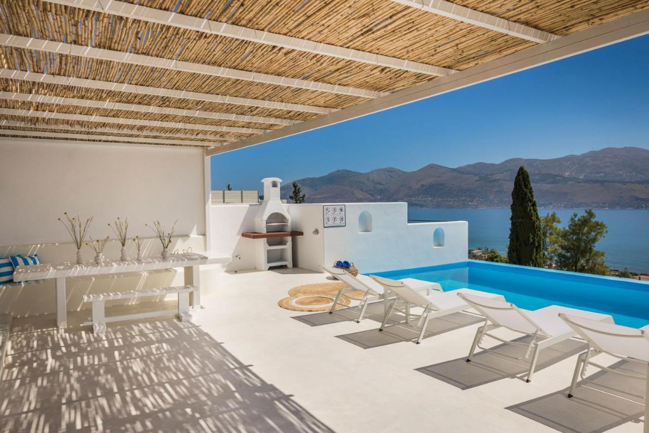 Villa Giasemi-Iris Sunset Villas Lépedha エクステリア 写真