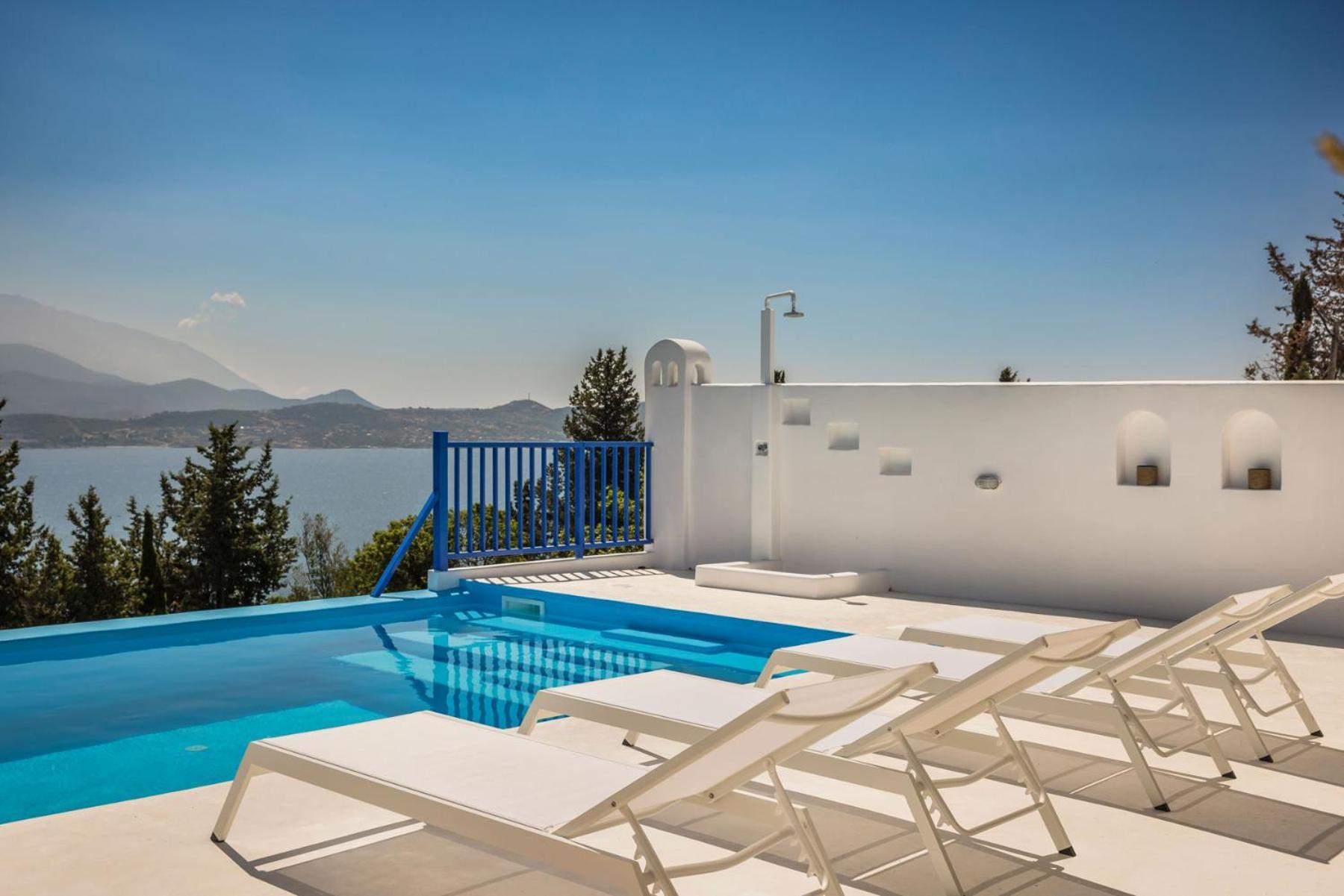 Villa Giasemi-Iris Sunset Villas Lépedha エクステリア 写真